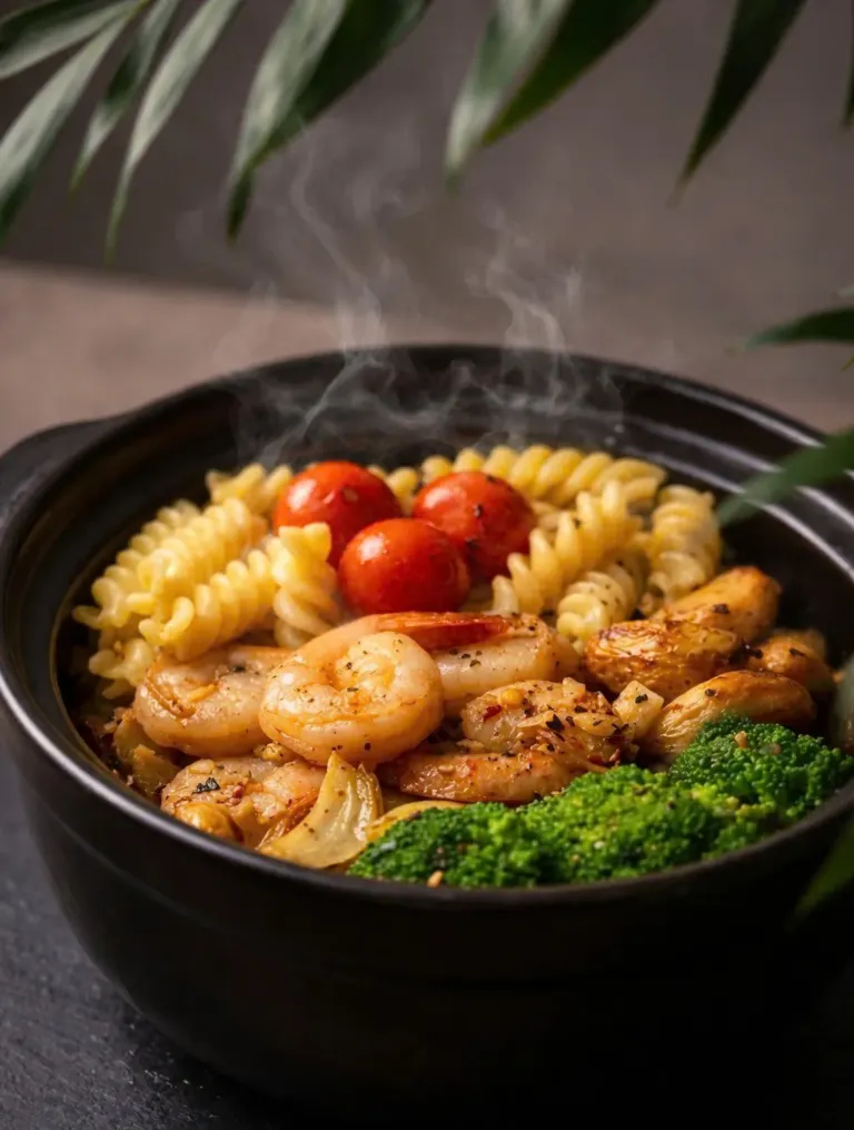 Gambas Pasta