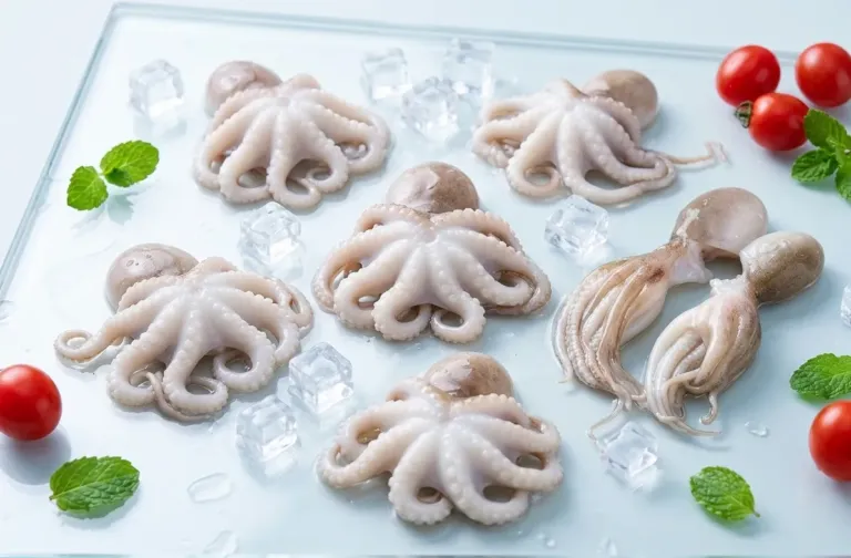 Whole Cleaned Short Leg Octopus Single-Skin