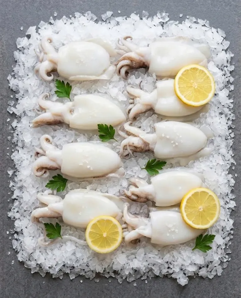 Whole Cleaned Cuttlefish IQF